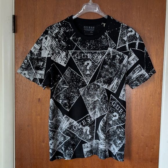 GUESS Eco Edric Signature T-shirt Men's Size XL NEW! - Picture 2 of 4